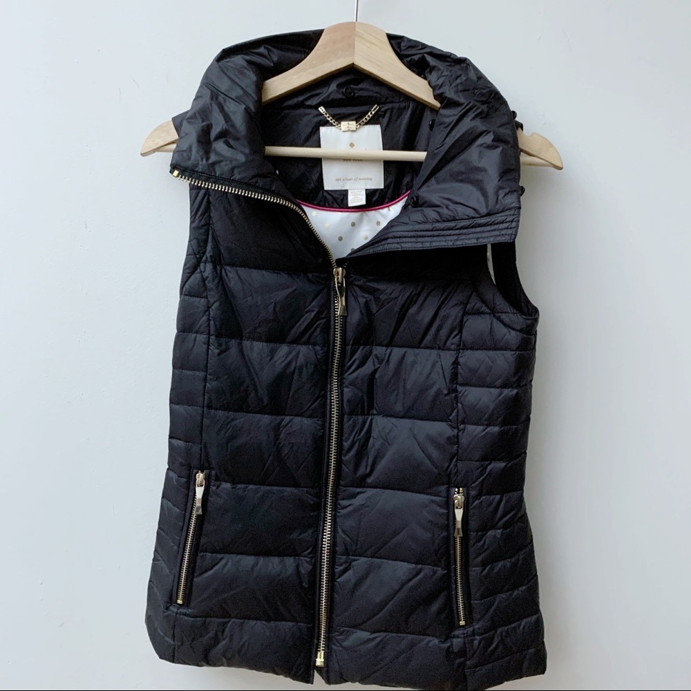 Kate spade quilted puffer down vest - Picture 3 of 8